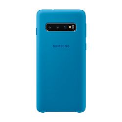 Клип-кейс (накладка) Samsung Silicone cover для Samsung Galaxy S10 силикон, синий