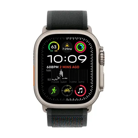 Умные часы Apple Watch Ultra 2 (2024) 49mm GPS + Cellular Natural Titanium Case Black Trail Loop M/L - 2
