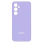 Клип-кейс (накладка) Silicone cover закрытый для Samsung Galaxy A35 силикон, лавандовый