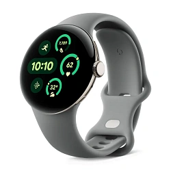 Умные часы Google Pixel Watch 3 41mm золотой (ореховый ремешок)