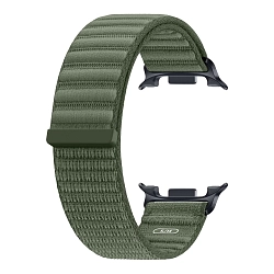 Ремешок Samsung Fabric Band для Samsung Galaxy Watch 8/8 Classic/9 нейлон оливковый (S/M)
