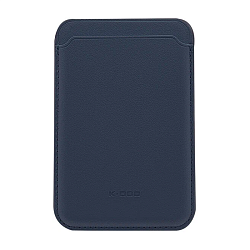 Кардхолдер K-DOO Mag Leather Wallet для Apple iPhone кожа, тёмно-синий