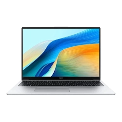 Ноутбук Huawei MateBook D 16 (2024) Core i5 13420H UHD Graphics 16 ГБ, 1 ТБ SSD (53014QKV), серебристый