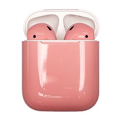 Беспроводные наушники Apple AirPods 2 с зарядным футляром светло-розовый (MV7N2)