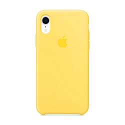 Клип-кейс (накладка) Apple Silicone Case для Apple iPhone Xr силикон, Canary Yellow