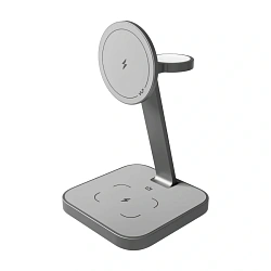 Беспроводное зарядное устройство VLP Unity Power 3in1 25 Вт "серый космос"