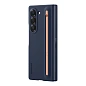 Клип-кейс (накладка) Samsung S Pen Case для Samsung Galaxy Z Fold 6 полиуретан, поликарбонат, синий - 4