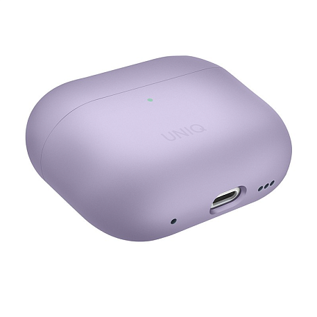 Кобура UNIQ Lino для Apple AirPods Pro 2 поликарбонат, силикон, лавандовый - 2