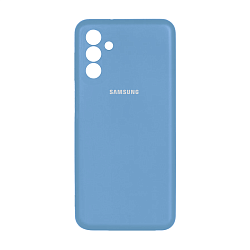 Клип-кейс (накладка) Silicone cover закрытый для Samsung Galaxy A04s силикон, голубой