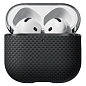 Кобура Pitaka MagEZ Case для Apple AirPods 4 кевлар (арамид), чёрно-серый (клетка) (APM2404) - 4