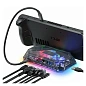 Док-станция JSAUX RGB Docking Station 8 in 1 (Type-C) чёрный