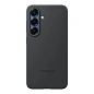 Клип-кейс (накладка) Samsung Silicone Case для Samsung Galaxy S25 силикон, поликарбонат, чёрный