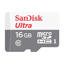 Карта памяти SanDisk Ultra (без адаптера), 16 ГБ