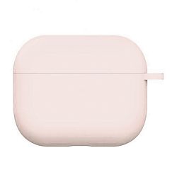 Кобура Silicon Protection Case для Apple AirPods 3 силикон, пудровый