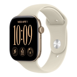 Умные часы Apple Watch Series 12 42mm GPS   Light Gold Aluminum Case Sand Sport Band