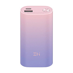 Внешний аккумулятор Xiaomi ZMI Type-c Mini 10000 мАч 30 Вт фиолетово-розовый