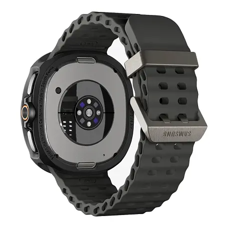 Чехол-бампер Spigen Liquid Air для Samsung Galaxy Watch 8 Classic 46mm полиуретан, чёрный - 2