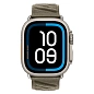 Умные часы Apple Watch Hermes Ultra 3 49mm GPS + Cellular Silver Titanium Case Gris Titan Single Tour En Mer Strap - 2
