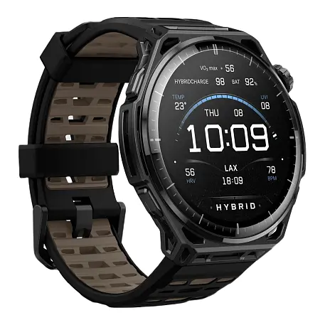 Умные часы Xiaomi Amazfit Balance 3 51mm чёрный (чёрный ремешок) - 4