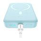 Внешний аккумулятор с беспроводной зарядкой Baseus Magnetic Mini Wireless Fast Charge 10000 мАч 30 Вт голубой - 2