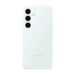 Клип-кейс (накладка) Samsung Silicone Case для Samsung Galaxy S24 Plus силикон, поликарбонат, белый