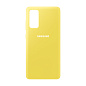 Клип-кейс (накладка) Silicone cover закрытый для Samsung Galaxy S20 FE