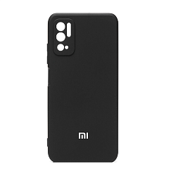 Клип-кейс (накладка) для Xiaomi Redmi Note 10T / Poco M3 Pro силикон, чёрный