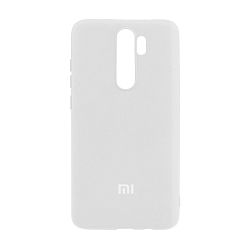 Клип-кейс (накладка) Silicone cover для Xiaomi Redmi Note 8 Pro силикон, белый