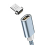 Дата-кабель Hoco U40A Magnetic Micro 1 м, серый - 1