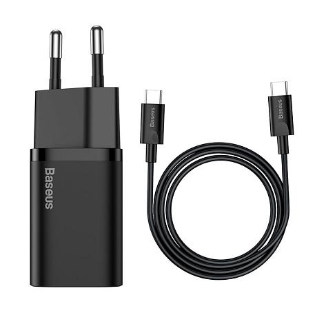 Сетевое зарядное устройство Baseus Super Si Quick Charger 25 Вт чёрный - 3