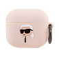 Кобура CG Mobile Lagerfeld Silicone Case With Ring для Apple AirPods 3