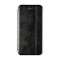Чехол-книжка Premium для Apple iPhone 11 Pro Max искусственная кожа, чёрный со строчкой