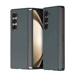 Клип-кейс (накладка) Araree Aero Flex для Samsung Galaxy Z Fold 6 полиуретан, поликарбонат, зелёный