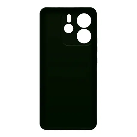 Клип-кейс (накладка) Silicone cover закрытый для Xiaomi Redmi Note 14 4G силикон, тёмно-зелёный - 2