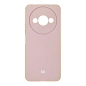 Клип-кейс (накладка) Silicone cover закрытый для Xiaomi Redmi A3 / Poco C61 силикон, пудровый