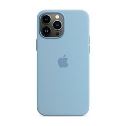 Клип-кейс (накладка) Apple Silicone Case MagSafe для Apple iPhone 13 Pro Max силикон, Blue Fog