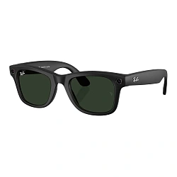 Умные очки Ray-Ban Wayfarer Matte Black, Clear/Graphite Green Transitions, (50-22-150mm)
