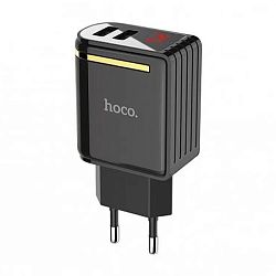 Сетевое зарядное устройство Hoco C39A 12 Вт, чёрный