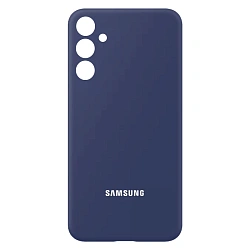 Клип-кейс (накладка) для Samsung Galaxy A35 пластик, силикон, синий