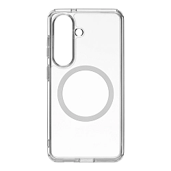 Клип-кейс (накладка) uBear Real Mag Case для Samsung Galaxy S26 FE поликарбонат, термополиуретан, прозрачный