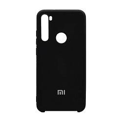 Клип-кейс (накладка) Silicone cover для Xiaomi Redmi Note 8 / Redmi Note 8 (2021) силикон, чёрный