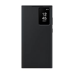 Чехол-книжка Samsung Smart View Wallet Case для Samsung Galaxy S23 Ultra полиуретан, поликарбонат, чёрный
