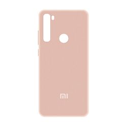 Клип-кейс (накладка) Silicone cover для Xiaomi Redmi Note 8T силикон, пудровый