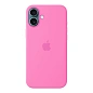 Клип-кейс (накладка) Silicone Case MagSafe для Apple iPhone 16 Plus силикон, "пион"