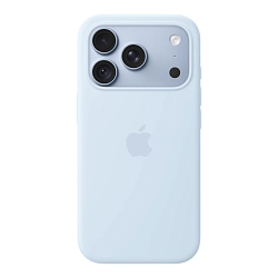 Клип-кейс (накладка) Apple Silicone Case MagSafe для Apple iPhone 18 Pro / 17 Pro силикон, Crisp Blue