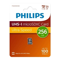 Карта памяти Philips Ultra Speed (без адаптера), 256 ГБ