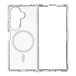 Клип-кейс (накладка) uBear Real Mag Case для Samsung Galaxy Z Fold 8 Ultra поликарбонат, термополиуретан, прозрачный
