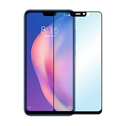 Защитное стекло 3D Premium для Xiaomi Mi 8 Lite, черная рамка