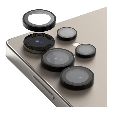 Защитное стекло на камеру Araree Core Camera для Samsung Galaxy S25 Ultra, чёрный - 2