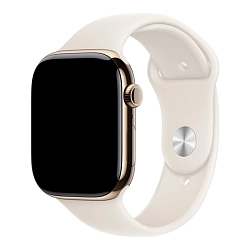 Ремешок Apple Sport Band для Apple Watch 38 / 40 / 41 / 42mm фторэластомер Starlight (S/M)